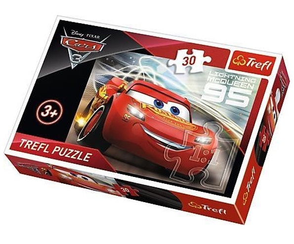 PUZZLE DISNEY CARS 3 BLESK MCQUEEN 30 dílků