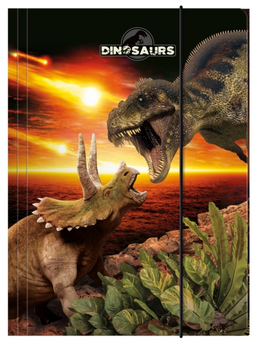 SPISOVÁ SLOŽKA - DESKY NA SEŠITY A4 DINOSAURUS