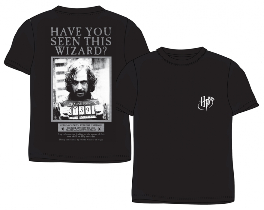 CHLAPECKÉ TRIČKO HARRY POTTER černé 146