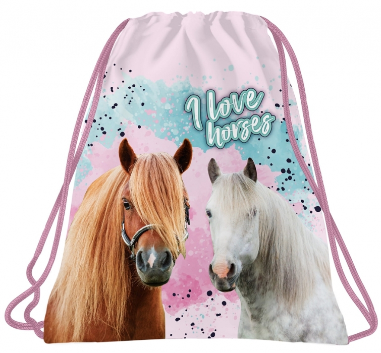 SÁČEK NA PŘEZŮVKY, TĚLOCVIK KONĚ I LOVE HORSES