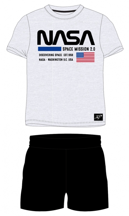 CHLAPECKÉ LETNÍ PYŽAMO NASA šedé 146/152