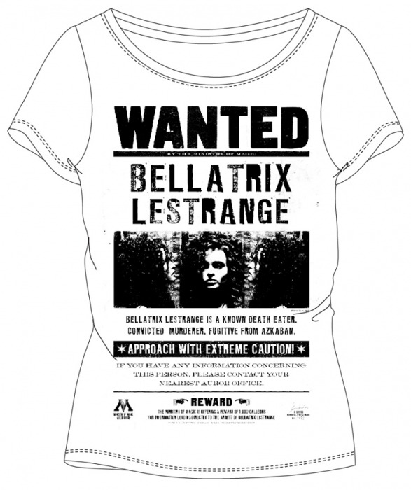 DÍVČÍ TRIČKO HARRY POTTER bílé 164