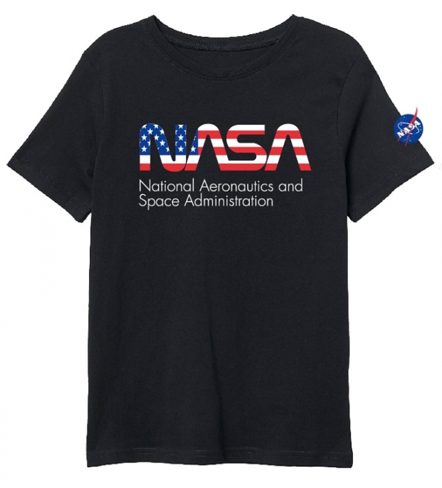 CHLAPECKÉ TRIČKO NASA černé 146/152