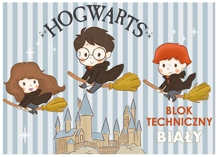 KRESLÍCÍ BLOK A4 HARRY POTTER modrý