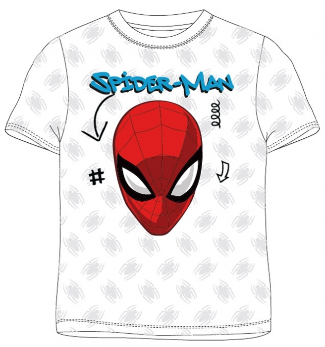 CHLAPECKÉ TRIČKO SPIDERMAN bílé 104