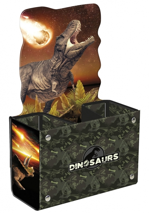 STOJÁNEK NA ŠKOLNÍ POTŘEBY DINOSAURUS