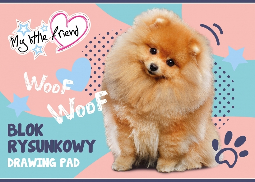 KRESLÍCÍ BLOK MY LITTLE FRIEND PEJSEK