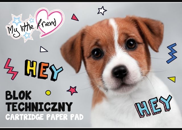 KRESLÍCÍ BLOK A4 MY LITTLE FRIEND PEJSEK
