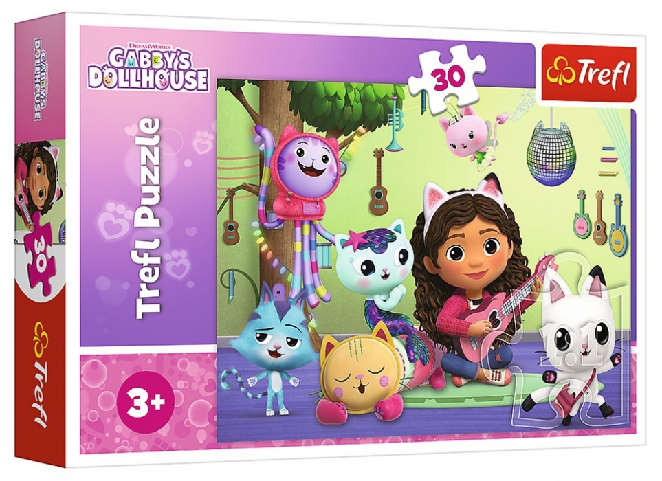 PUZZLE GABI A JEJÍ KOUZELNÝ DŮM 30 dílků