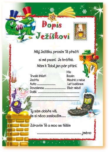 DOPIS JEŽÍŠKOVI PRO DOSPĚLÉ