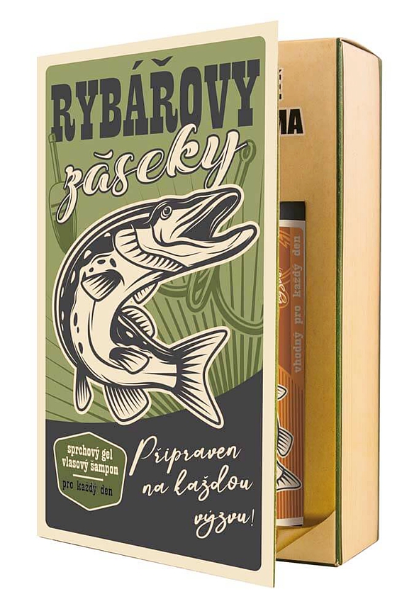 BOHEMIA GIFTS KOSMETICKÁ SADA KNIHA PRO RYBÁŘE
