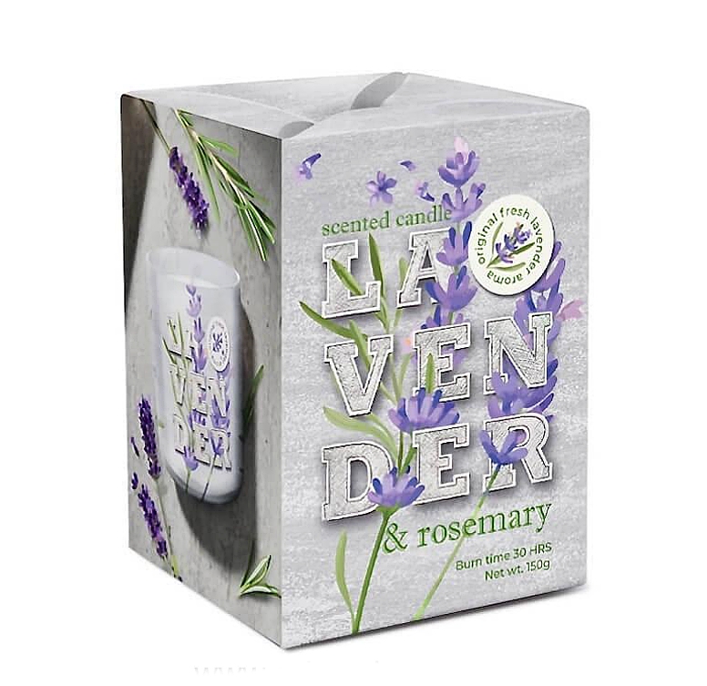 BARTEK SVÍČKA VE SKLE LAVENDER ROSEMARY 150g