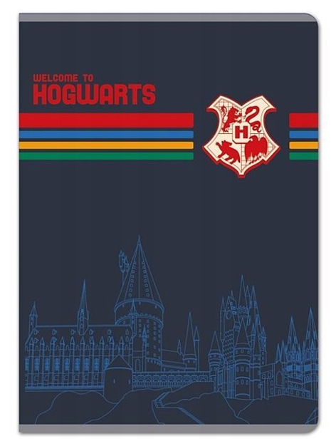 SEŠIT A5 HARRY POTTER MODRÝ 60 listů, čtverečkovaný