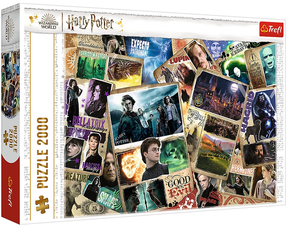 PUZZLE HARRY POTTER KOLÁŽ PROROK 2000 dílků