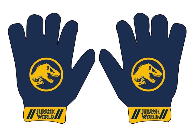 CHLAPECKÉ ZIMNÍ RUKAVICE DINOSAUŘI JURSKÝ SVĚT uni