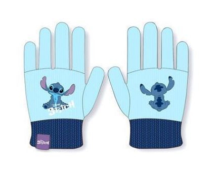DĚTSKÉ RUKAVICE UNISEX DISNEY STITCH světle modré uni