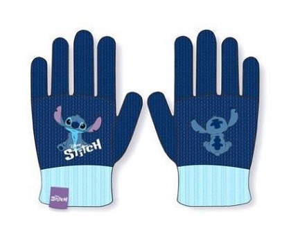 DĚTSKÉ RUKAVICE UNISEX DISNEY STITCH tmavě modré uni