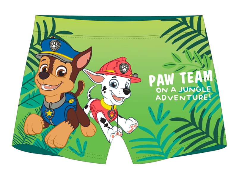 CHLAPECKÉ PLAVKY BOXERKY PAW PATROL TEAM V DŽUNGLI 98/104