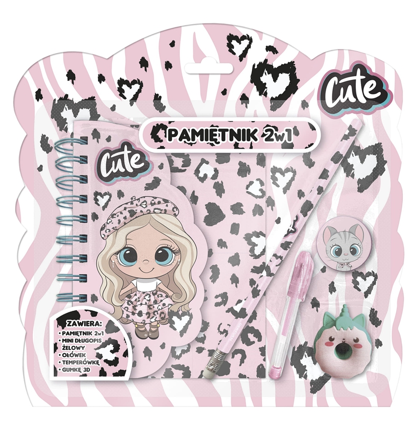 DIÁŘ SE ZÁMKEM 2 v 1 + SADA DOPLŇKŮ BEST FRIENDS