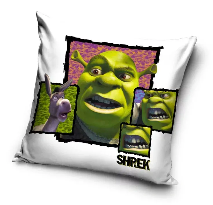 Povlak na polštář Shrek a oslík velur