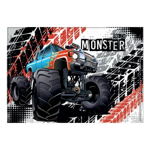 Plastová složka psaníčko A4 Monster Truck