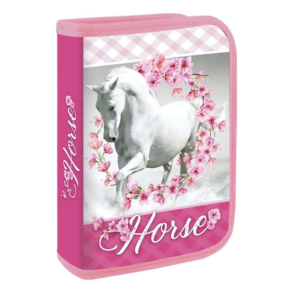 Školní jednopatrový penál bez výbavy Horse