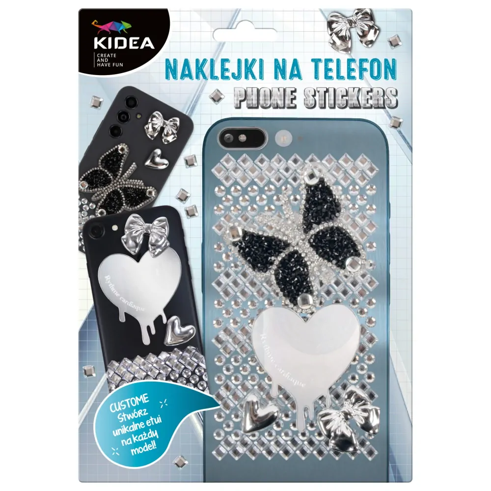 Kidea třpytivé nálepky na mobil Blink