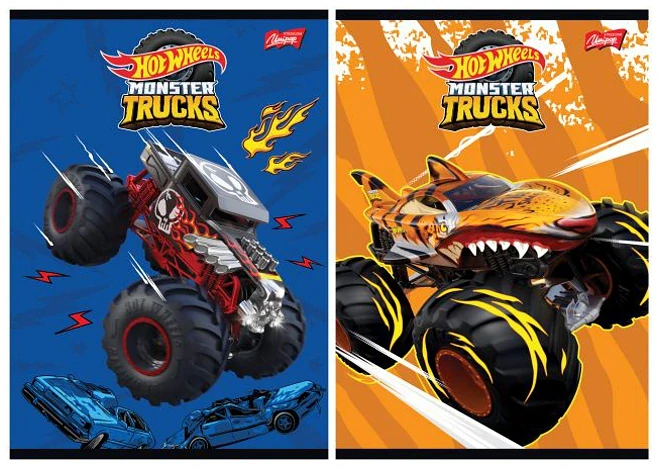 Sešit A5 Hot Wheels 16 listů, linkovaný, 3 druhy