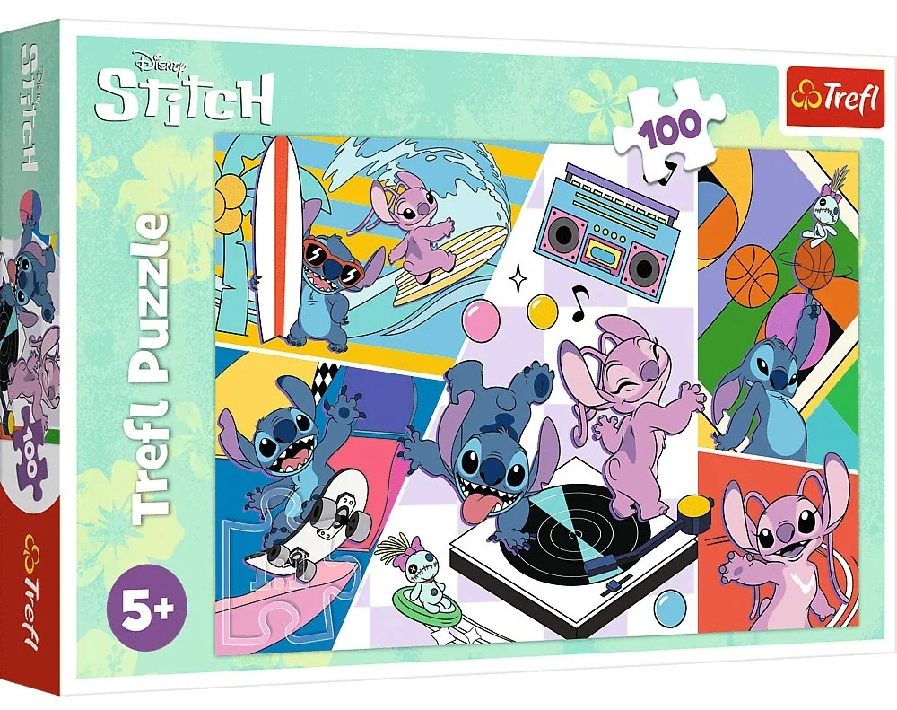 Puzzle Lilo a Stitch vzpomínky 100 dílků