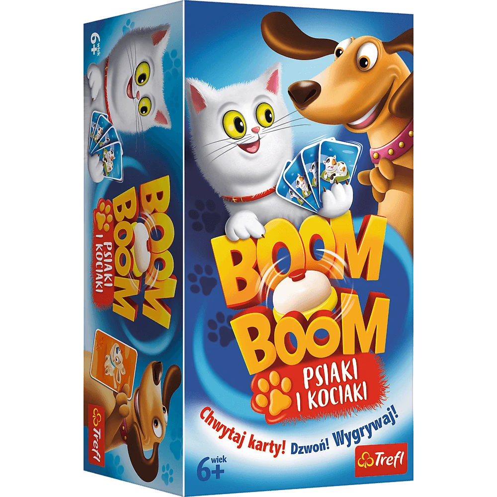 Společenská hra Boom Boom pejsci a kočky