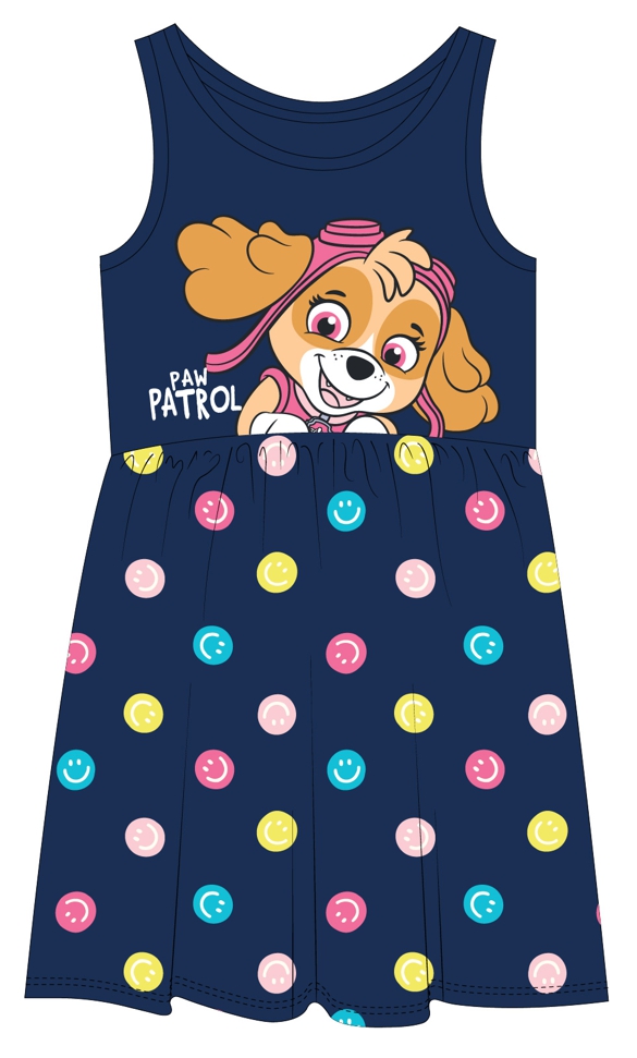 Dívčí šaty Paw Patrol Skye tmavě modré 128