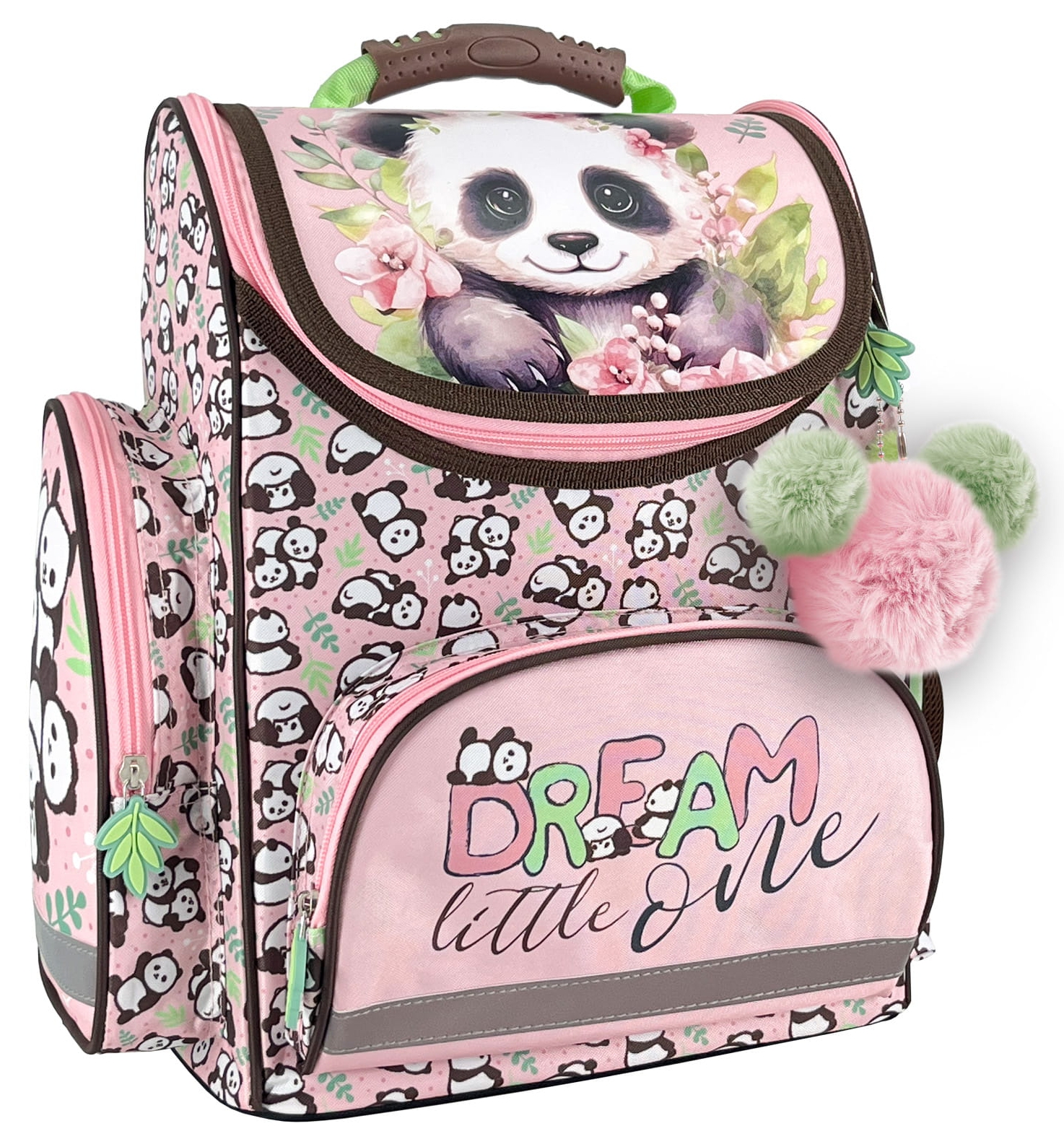 Školní ergonomický batoh - aktovka panda