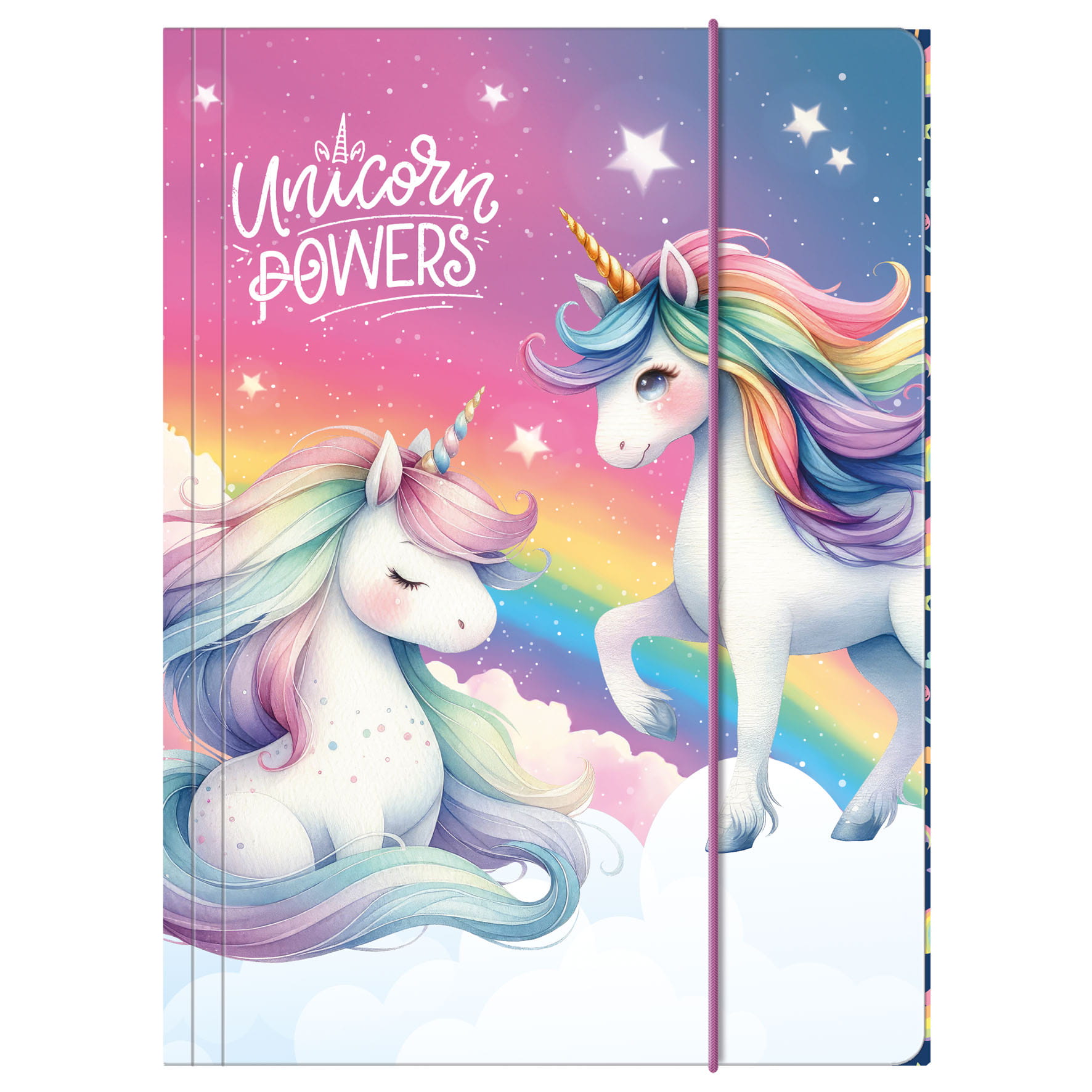 Spisová složka - desky na sešity A4 jednorožec