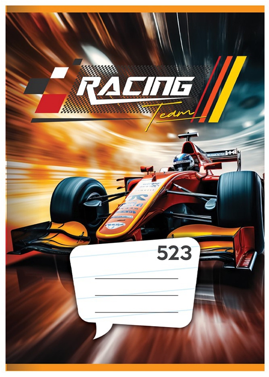 Školní sešit A5 523 formule Racing Team linkovaný