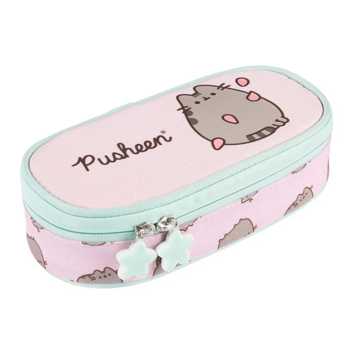 Školní pouzdro - etue s vnitřní klopou Pusheen Pink