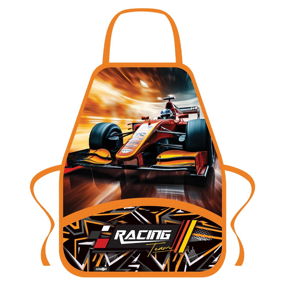 Zástěrka na malování s kapsami formule Racing Team