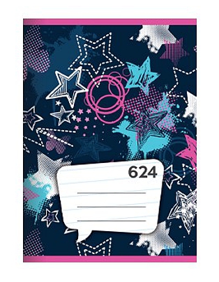 Školní sešit A6 624 Star hvězdy linkovaný