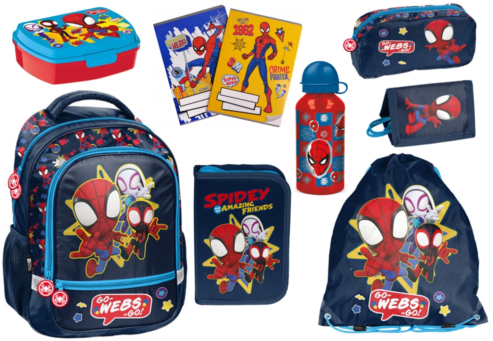 Paso zvýhodněná školní sada s batohem Spidey 9ks
