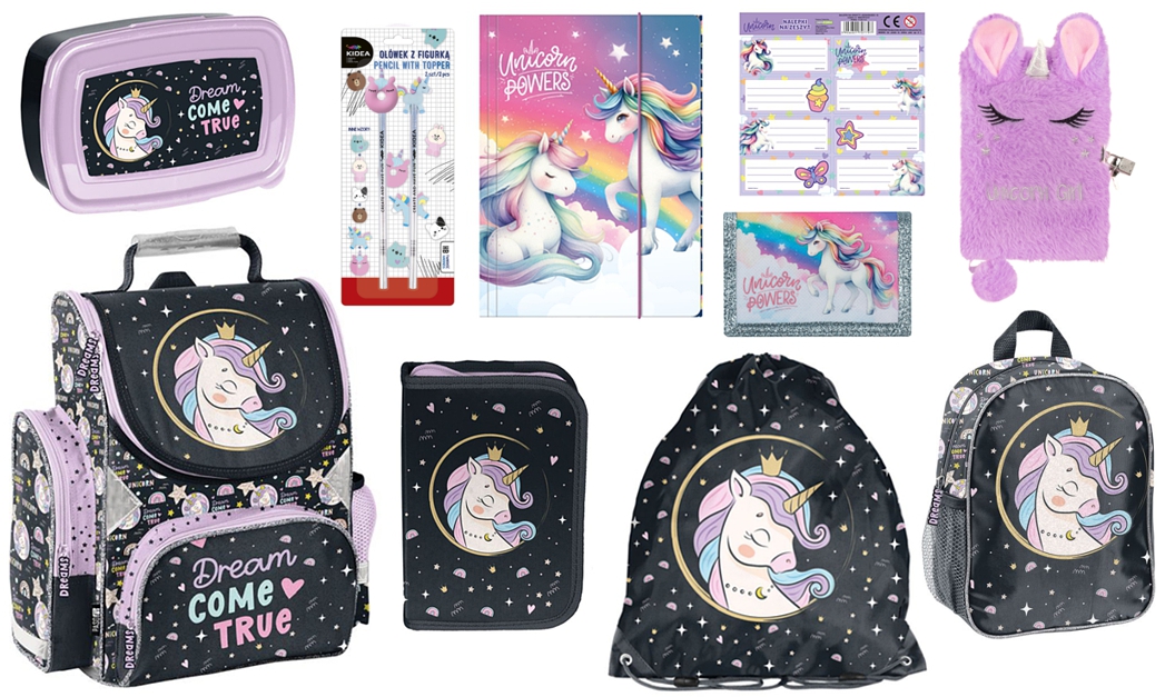 Paso zvýhodněná školní sada s aktovkou Unicorn 10ks