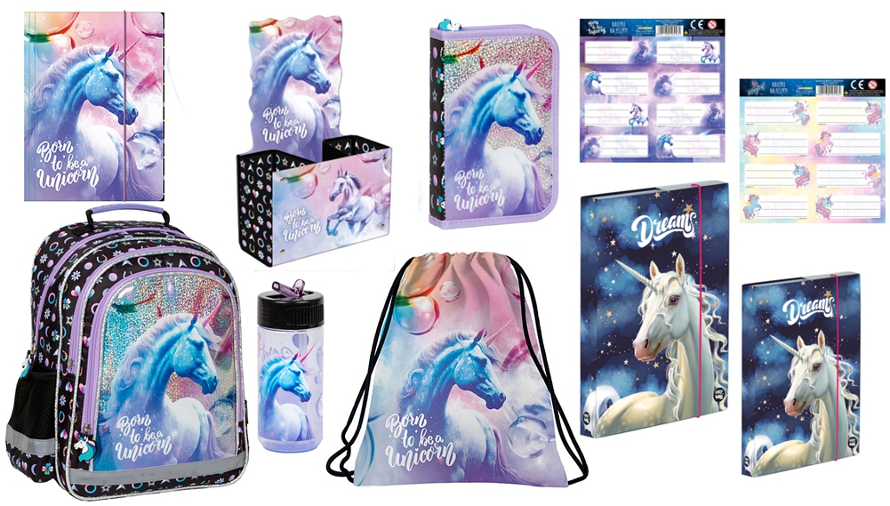 Zvýhodněná školní sada jednorožec 10 ks