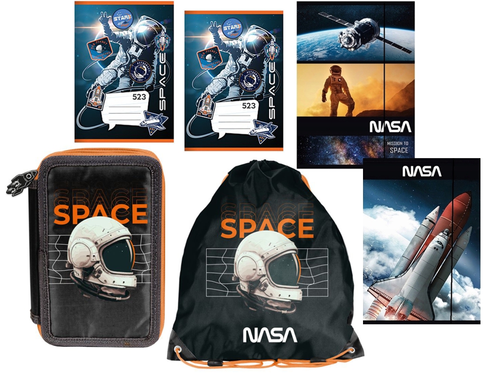 Zvýhodněná sada s třípatrovým penálem Nasa 6ks