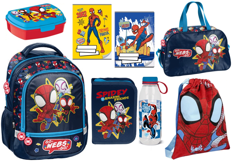 Paso zvýhodněná školní sada s batohem Spidey 8ks