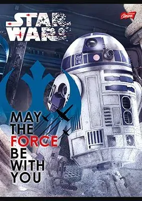ŠKOLNÍ SEŠIT A5 STAR WARS 32 listů, čtverečkovaný, 3 druhy