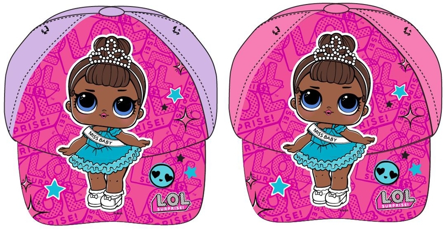 DÍVČÍ KŠILTOVKA LOL SURPRISE fialová 56