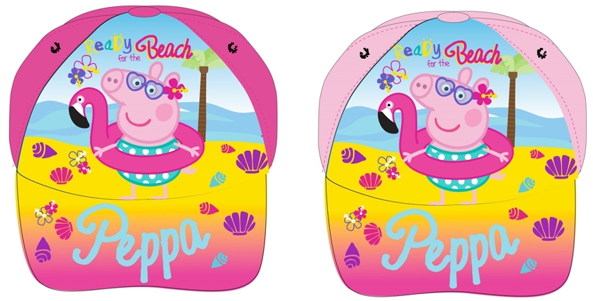 DÍVČÍ KŠILTOVKA PEPPA PIG sytě růžová 54