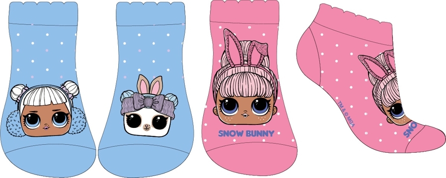 DÍVČÍ KOTNÍČKOVÉ PONOŽKY LOL SURPRISE růžové 23/26