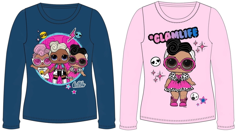 DÍVČÍ TRIČKO LOL SURPRISE modré 110