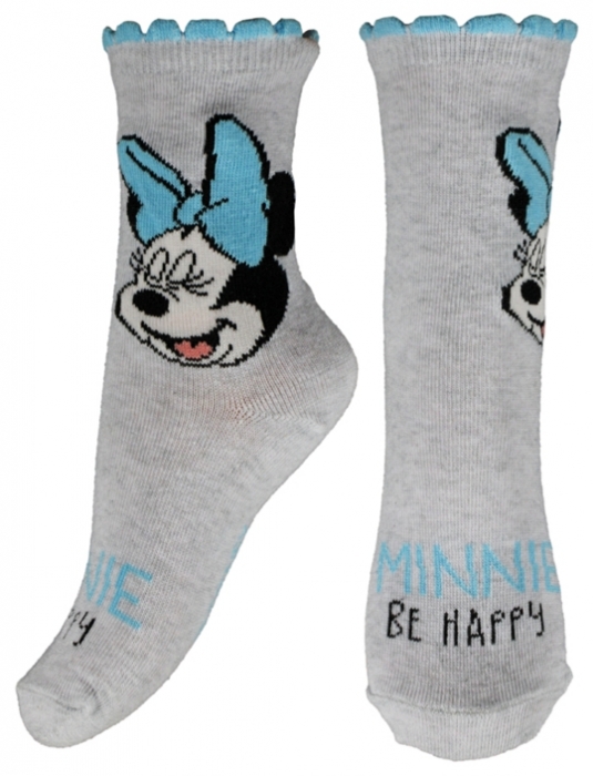 DÍVČÍ PONOŽKY MINNIE MOUSE světle šedé 23/26