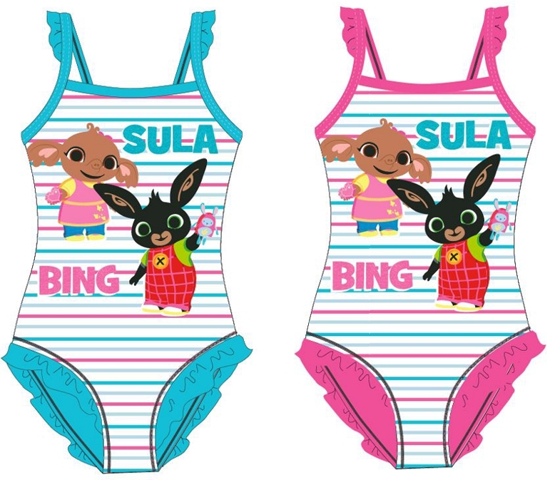 DÍVČÍ PLAVKY VCELKU KRÁLÍČEK BING modré 92/98