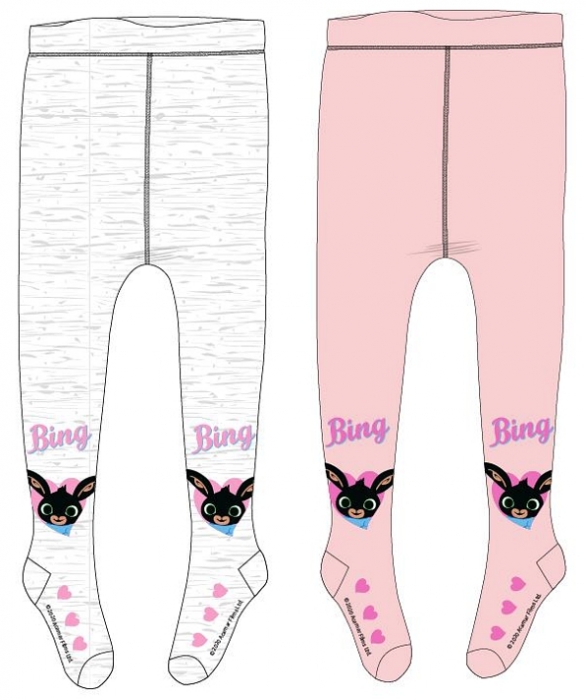 DÍVČÍ PUNČOCHÁČE KRÁLÍČEK BING šedé 110/116